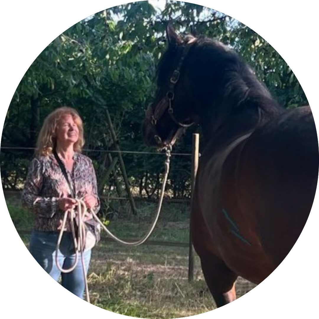Claudia met haar paard